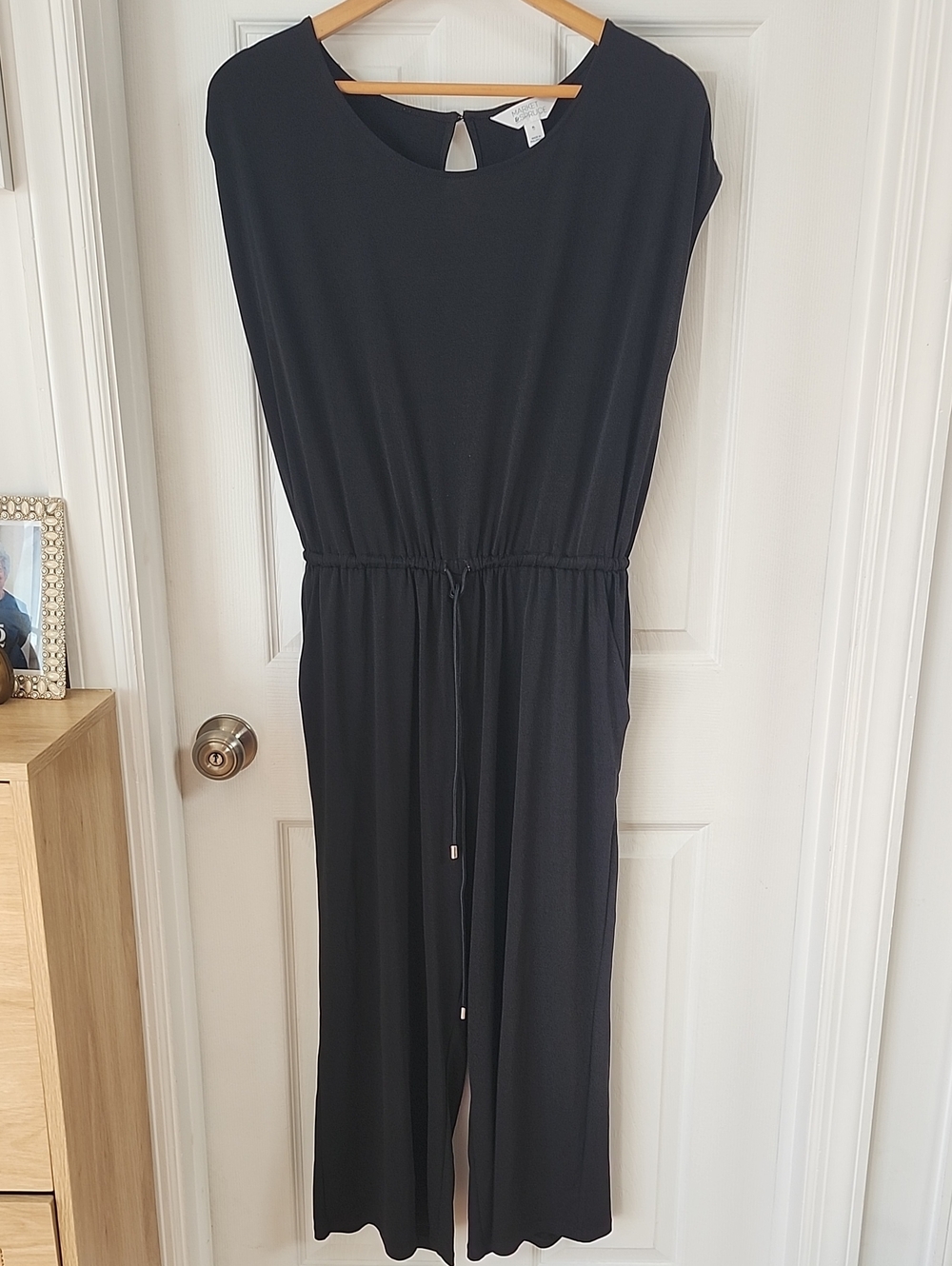 Market & Spruce Black Drawstring-Waist Jumper